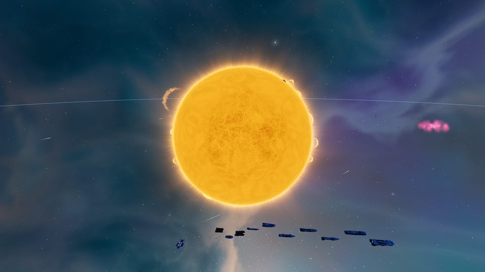 A Sun-like main-sequence star.