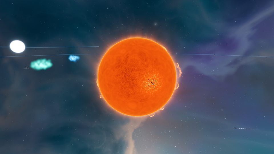 Small, dim and prone to flares.