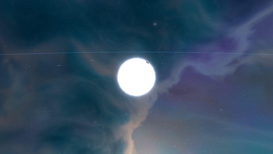 A dense stellar remnant, small and blinding.