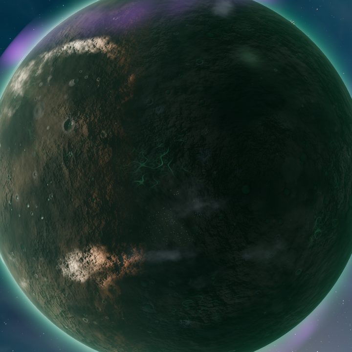 Irradiated world, rendered in the game